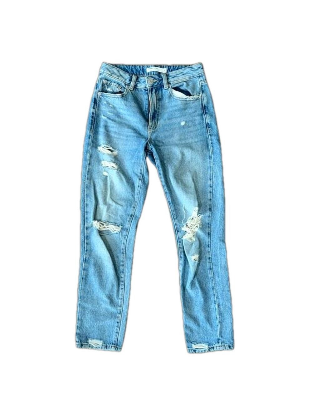 Garage: Distressed Mom Jeans: Size 1